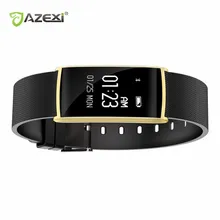 Azexi Новый Smart Браслет 0.96 дюймов сердечного ритма monito BT 4.0 IP67 Водонепроницаемый сообщение push умный Браслет PK Xiaomi miband 2