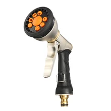 Ручной Автомобильный Омыватель сопло садовый гидравлический рукав для орошения трубы разбрызгиватель высокого давления спринклер домашний Автомобиль Чистящие Инструменты цинковый сплав