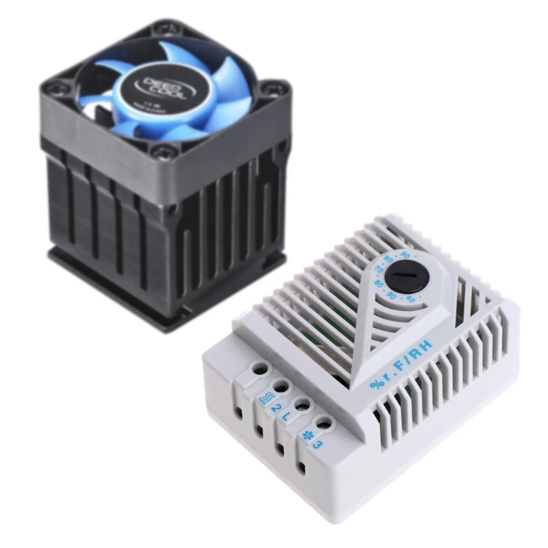 

Mechanical Hygrostat Humidity Controller Connect Fan Heater for Cabinet MFR012