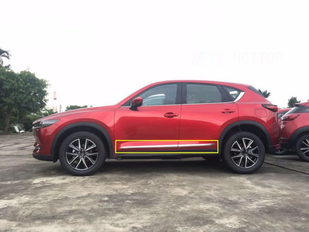 ABS Chrome Car Body Door Side Molding Trim Ring for Mazda CX5 CX 5 CX 5