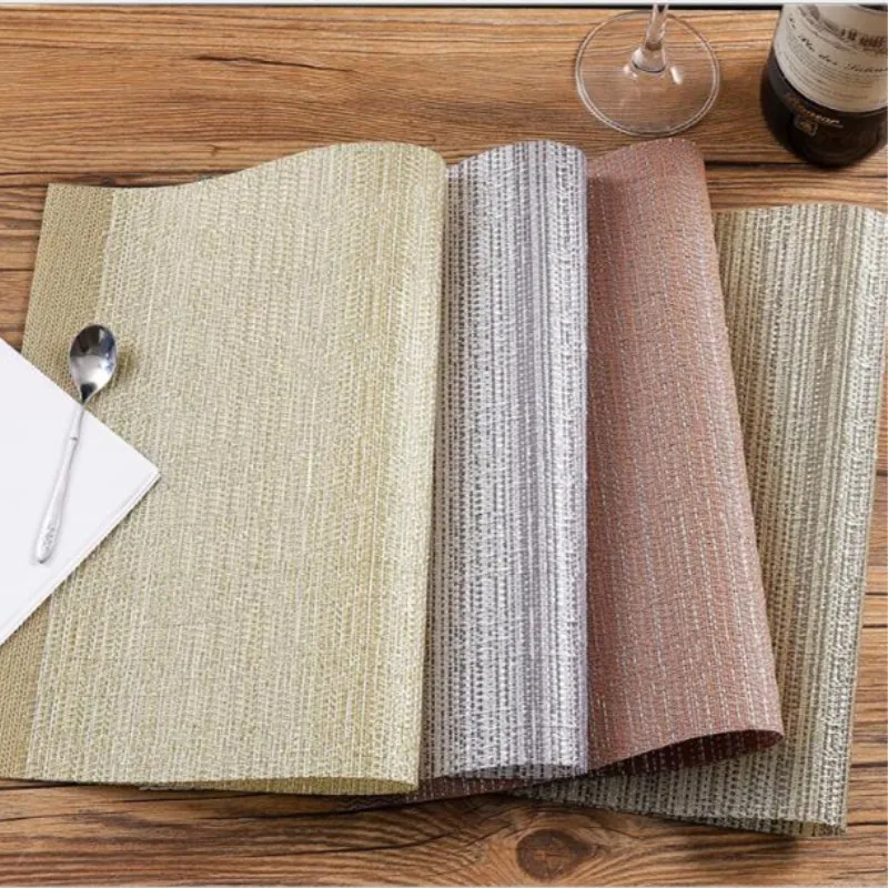 38 سنتيمتر جولة قطع قماش توضع تحت الأغراض المختلفة مصنوعة من الكلوريد متعدد الفينيل المطبخ طاولة طعام الحصير شريحة لحم سادة مكافحة السمط العز...