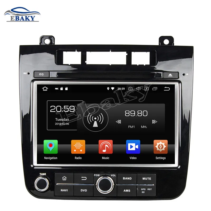Flash Deal 2din 8inch 4GB RAM 32/64GB ROM Octa Core Android 9.0 Car DVD Radio for VW TOUAREG 2010 2011 2012 2013 2014 with GPS/WIFI 11