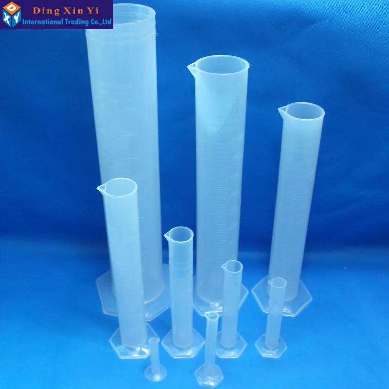 Plastic Measuring Cylinder Plastic Measuring Cylinder Laboratory Test Graduated Flask Cylinder 100ml