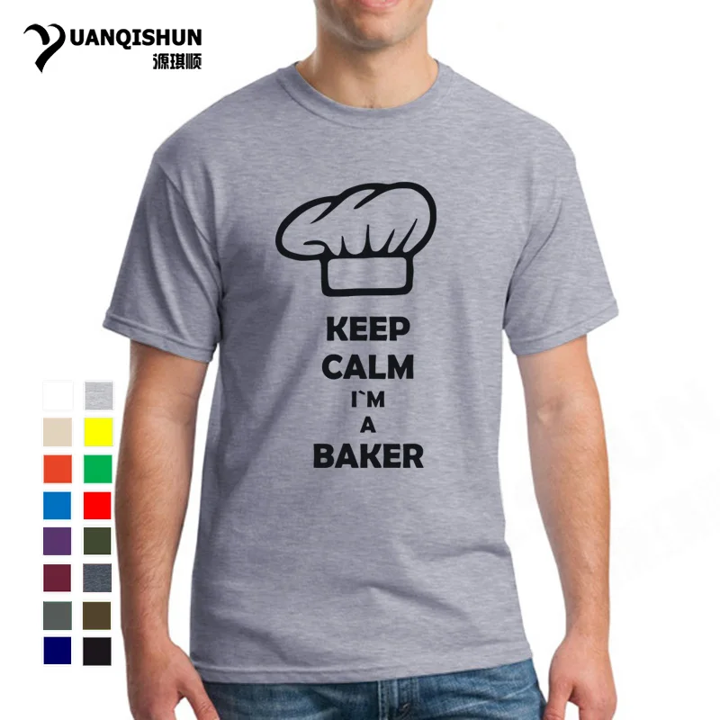 Keep Calm I'm A Baker Bake Off Gift Bread футболка с короткими рукавами Новые Топы забавные