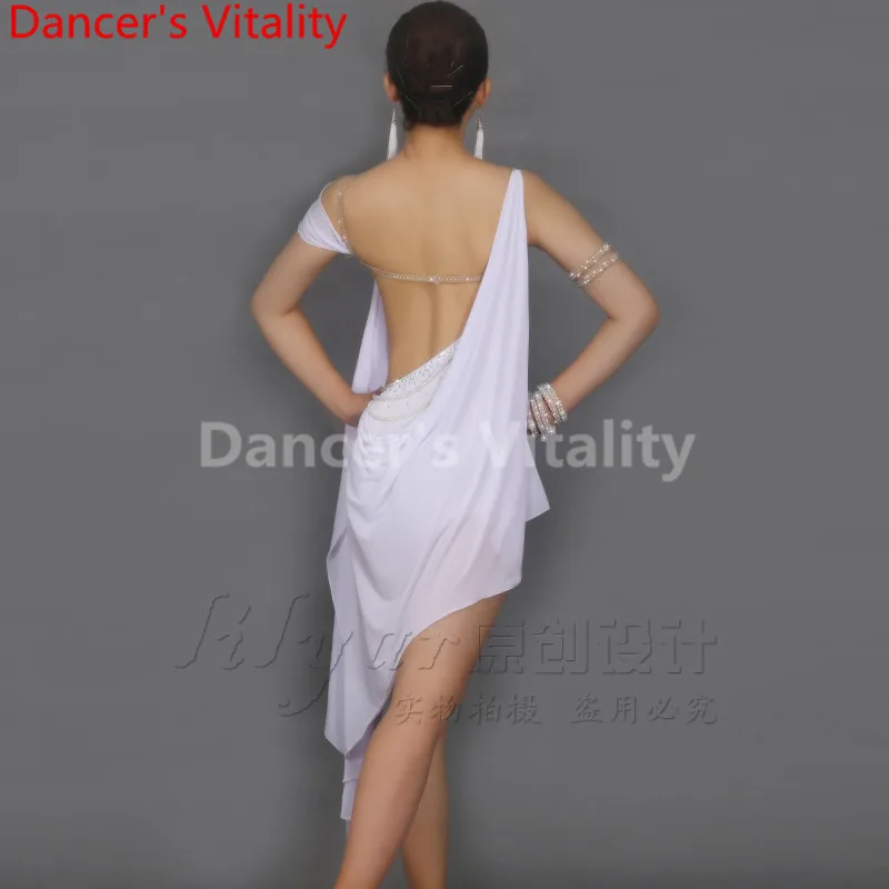 На заказ, платье для латинских танцев, женское шелковое платье для танго, юбка «Румба», костюм самбы, бальное платье для латинских танцев, Hc dance XXS-6XL