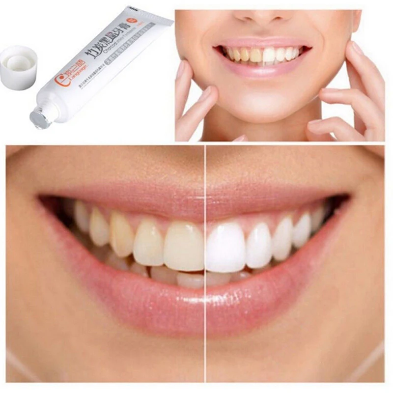 Harga Dijual Hot 50G Gigi Whitening Pasta Gigi Bambu Arang Anak anak Dewasa Hitam Pasta Gigi Pemutih Gigi Membersihkan Kebersihan Oral Care