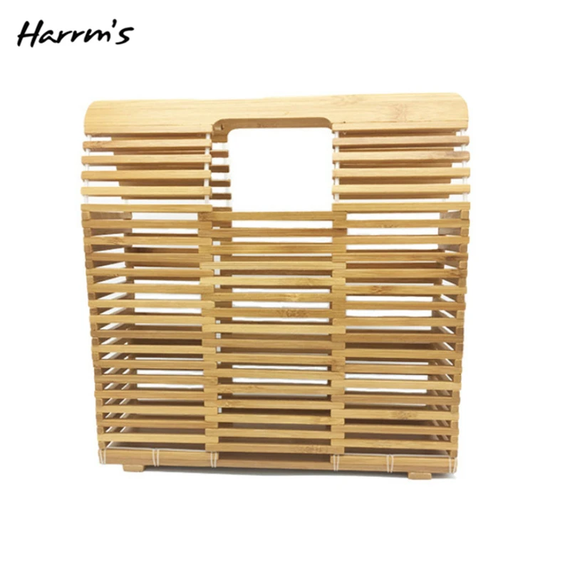 

Luxury Bag Summer Handbags Women Bags Fashion Women Beach Bamboo Woven Hollow Out Tote For Designer Hand Messenger Bag Best Gift