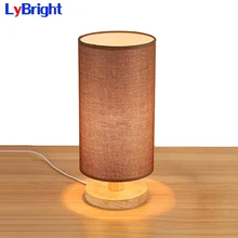 Современный прикроватный деревянный Настольный светильник AC 110 V/220 V европейский стиль креативный персональный стол сделай сам свет для гостиной
