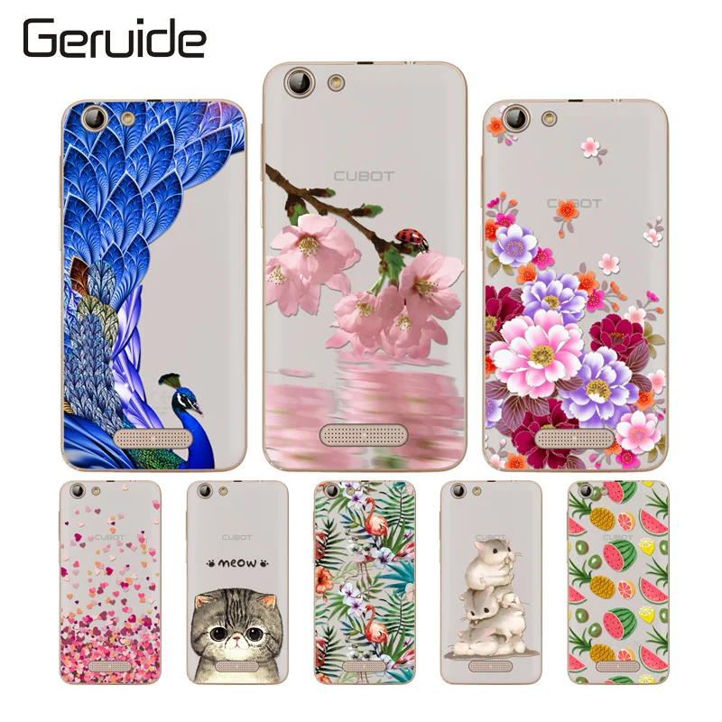

Geruide Fashion Cool Design Soft TPU Case For Cubot Note S Soft Silicone TPU Pringting Back Cover For Cubot Note S Phone Cases