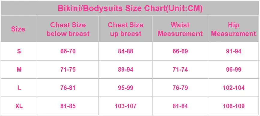 POKEEK Bikini Size