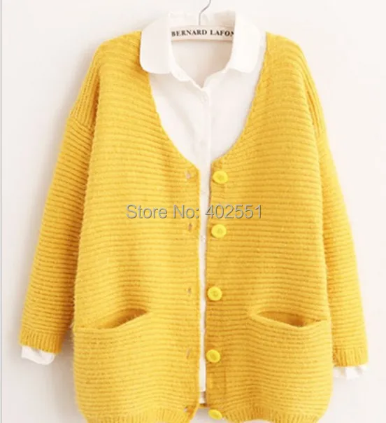 free shipping wholesale2015 new Korean Soft mohair blouse Batwing coat
