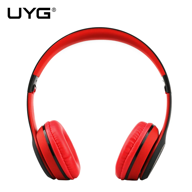 

UYG Wireless Bluetooth Headphones Headset earphones Support TF Card FM Radio MP3 player with Microphone for Mobile Phone