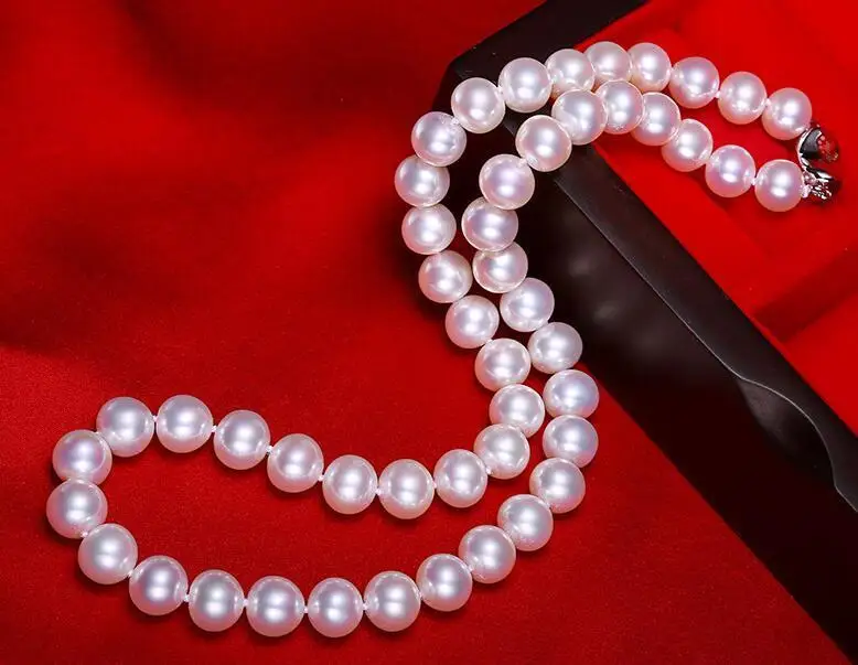

HUGE 1812-14MM NATURAL SOUTH SEA GENUINE WHITE PERFECT PEARL NECKLACE 68AAA 14K