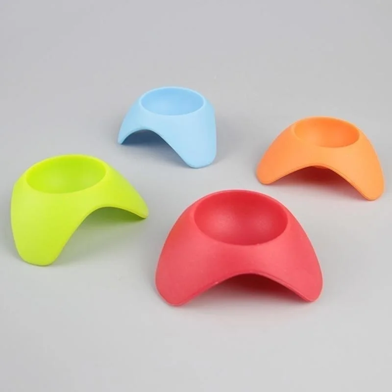 Egg Cup Silicone Egg Holder Tray Eggs Cooker Kitchen Accessory