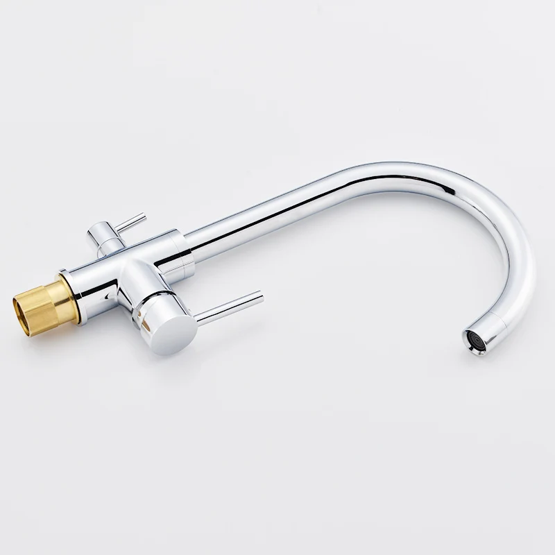 Fapully Solid Brass Chrome Water Purifier Kitchen Faucet 3 Way Double Function Water Filter Mixer Tap Three Way Kitchen Tap Fapully Solid Brass Chrome Water Purifier Kitchen Faucet 3 Way Double Function Water Filter Mixer Tap Three Way Kitchen Tap