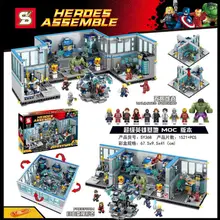 2016 nuovo SY368 1521pz Superhero,Avengers anime action minifigures building blocks doll toy for children Compatible with legoes