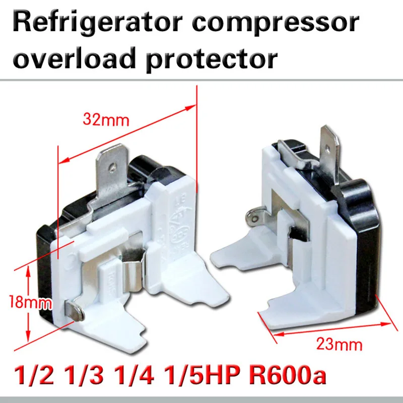 1/5HP Refrigerator overheat overcurrent Protector For Freezer Compress or Power Tools Accessoriesl