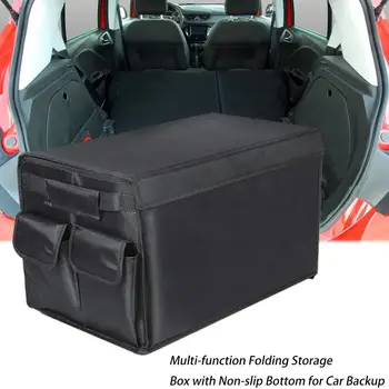 

Storage Box Multi-function Folding Storage Box With Non-slip Bottom For Car Backup