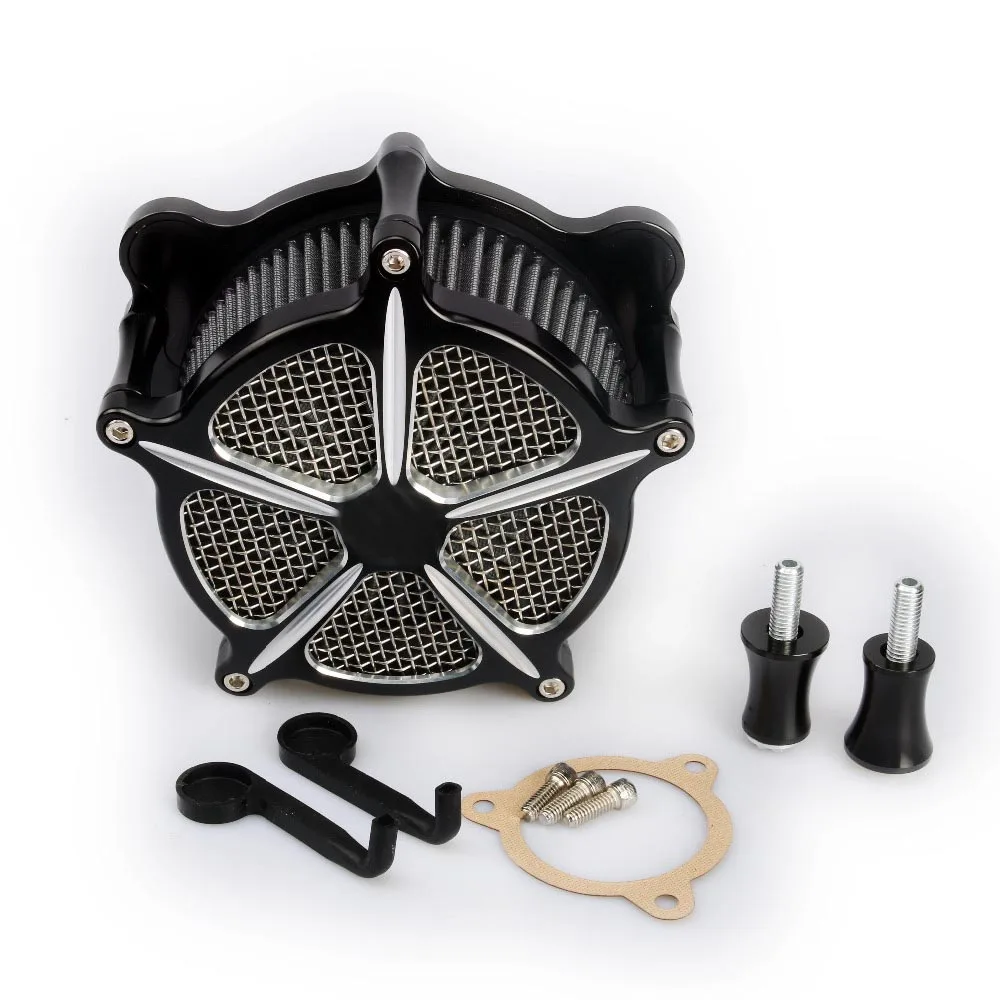 Motorcycle parts Air Cleaner intake filter For Harley Touring Electra Tri Glide Road Glide Road King 2008-2016 black Motorcycle parts Air Cleaner intake filter For Harley Touring Electra Tri Glide Road Glide Road King 2008-2016 black