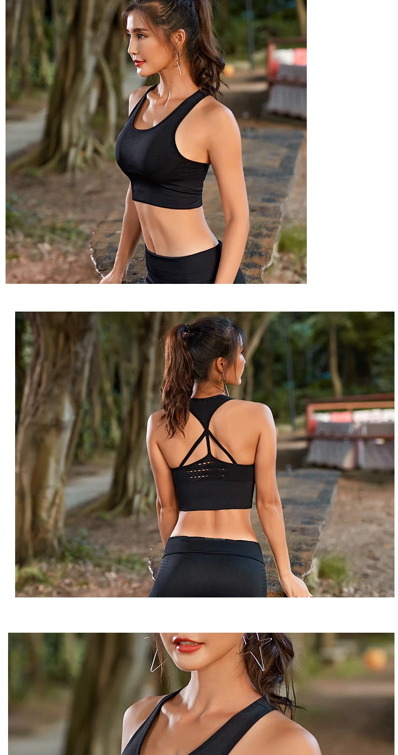Женский бюстгальтер пуш-ап для йоги, бесшовный спортивный бюстгальтер для тренировок, спортивный укороченный топ для фитнеса, одежда для активного отдыха, спортивный бюстгальтер, женская спортивная одежда