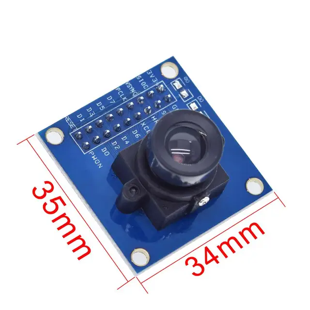 OV7670 camera module OV7670 module Supports VGA CIF auto exposure control display active size 640X480 For Arduino - Image 3