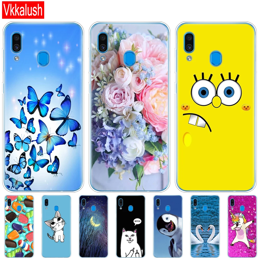 

Case For Samsung Galaxy A30 Phone Case Samsung A30 Cover Samsung Galaxy A30 A 30 SM-A305F A305F A305 Case Silicon Soft TPU