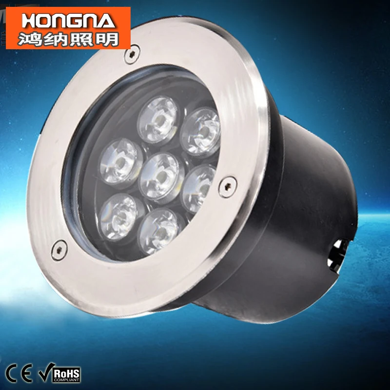 

Free Shipping 7W High Power LED Underground Light 110V 220V Waterproof IP68 Outdoor LED Buried Lamp