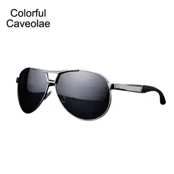 Красочные кавеол Солнцезащитные очки для женщин для человека поляризованные Модные мужские Защита от солнца Очки классические