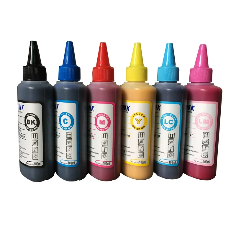 Heat press ink 6x100 ml Color High Quality Sublimation Ink For Epson
