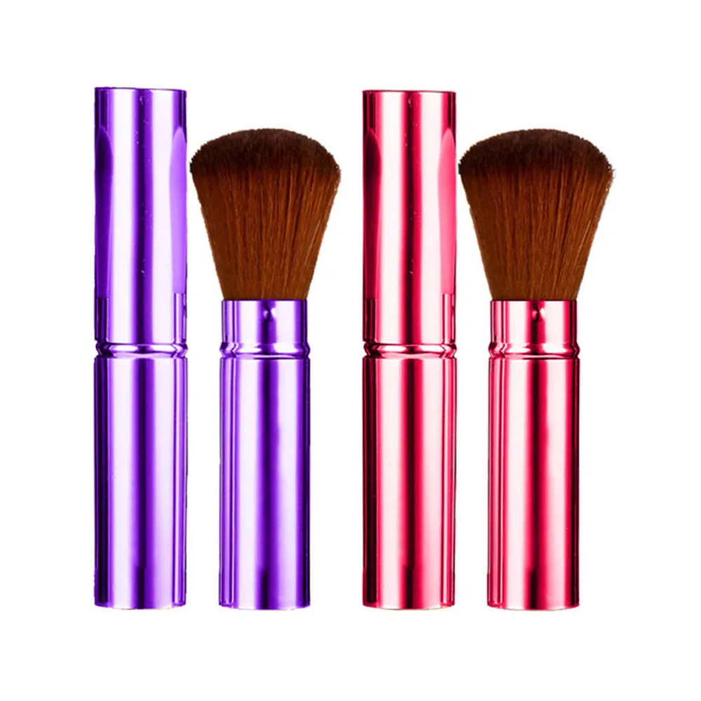 送料無料1ピースパウダーブラッシュブラシ格納式実用sofestl絶妙な外観化粧ブラシblush brushmakeup