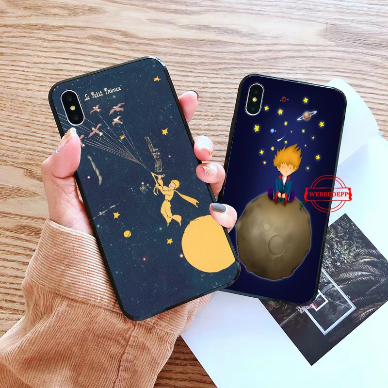 Мягкий силиконовый чехол little prince fox для iPhone 5 SE 5S 6 6S Plus 7 8 11 Pro X XS Max XR|Бамперы| |