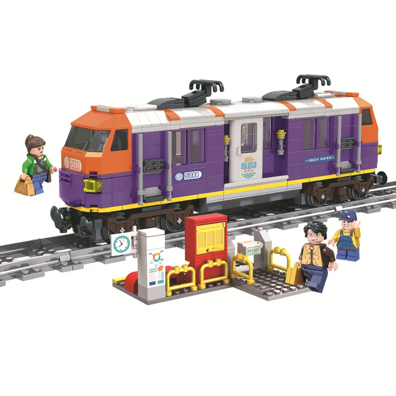 

Winner New 5088 Malaysia Train City Technic Model Building Blocks Bricks Kids DIY Educational Christmas Toys For Children