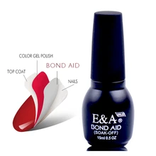 Ea esmalte em gel pegajoso de longa duração, 15ml, esmalte em gel, base, casaco