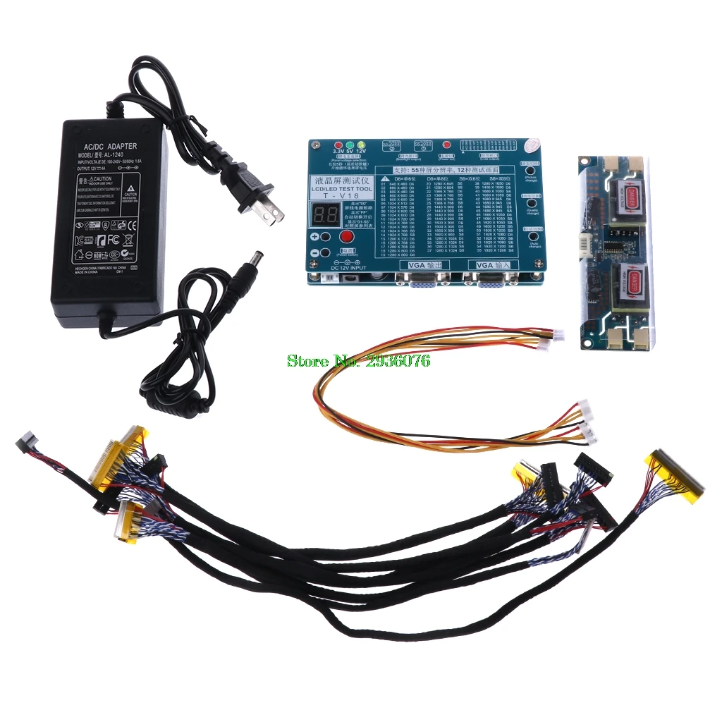 

Laptop TV LCD LED Test Tool Panel Tester Support 7 -84 Inch LVDS 6 Screen Line MY24_30