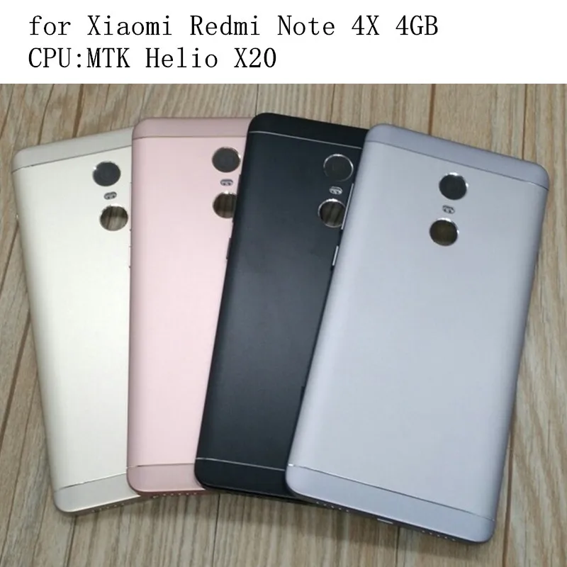 Оригинальный чехол для Xiaomi Redmi Note 4X 4 Гб MTK задняя крышка батарейного отсека +