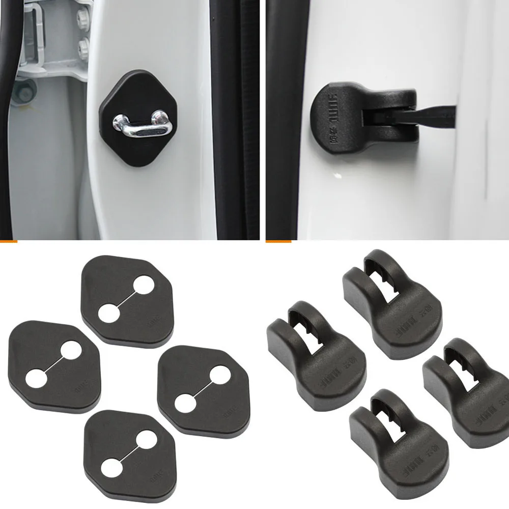 

Car Door Lock Buckle Protective Cover Door Check Arm Cover For Toyota Fortuner Innova 2015 2016 2017 2018 Accesssories