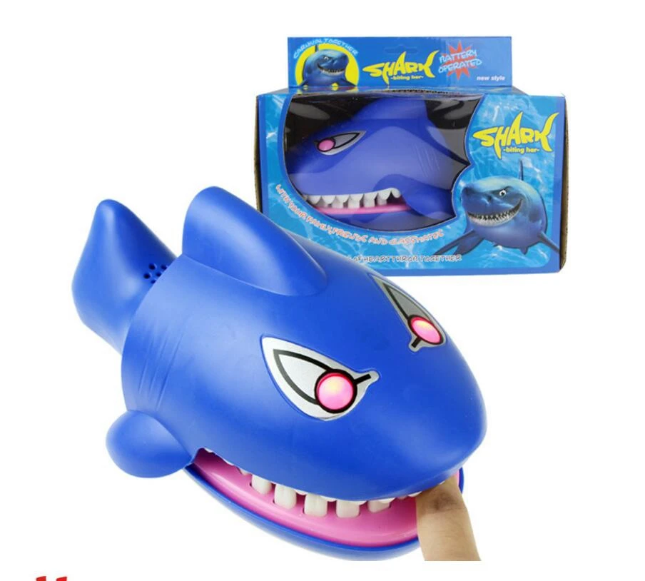 

Funny 22CM Gags Practical Jokes toy shark dentist parent-child funny game Family interactive toy Gift For boy girl Kids childre