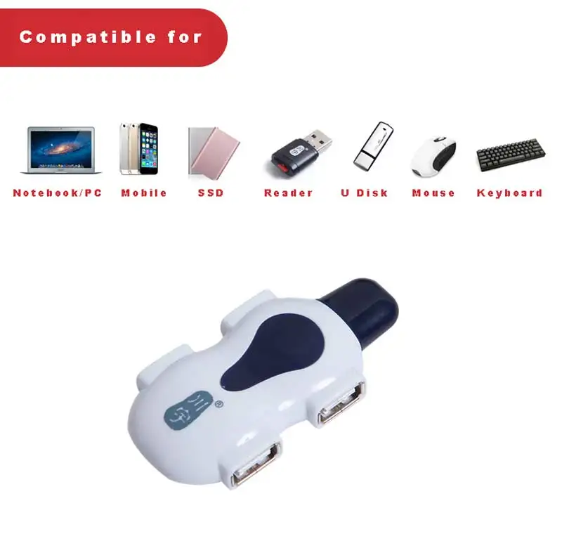 Kawau USB Hub Splitters Multi 4in1 High Speed 2.0 4 port usb-hub for notebook laptops PC Mouse Keyboard usb2.0 hub (9)