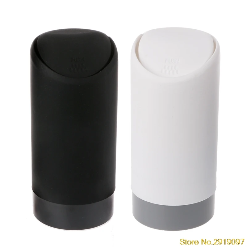 

Silicone Car Trash Bin Rolling Cover Garbage Cup Auto Dust Rubbish Box Organizer Drop Shipping Support
