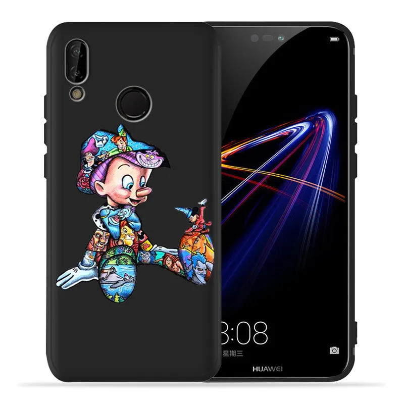 Чехол с изображением героев мультфильмов для huawei P8 P10 P20 P30 mate 10 20 Honor 8 8X 8C 9 10 V20 Lite Plus Pro, силиконовый чехол