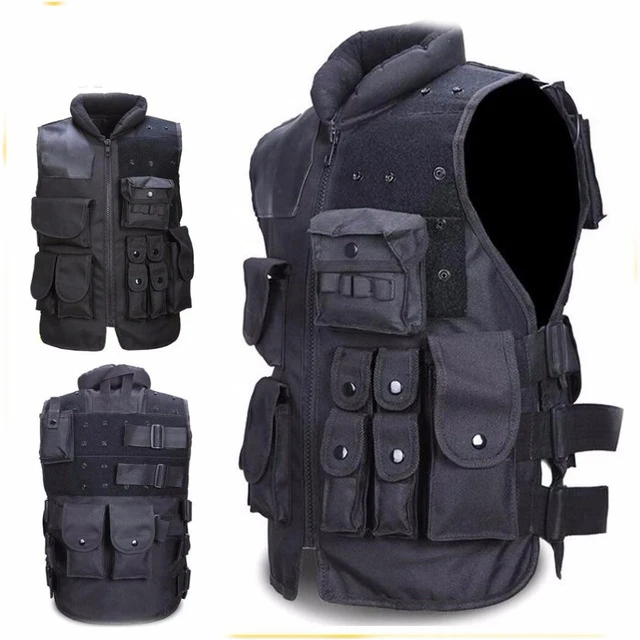 Tactical Vest Cool Mens Hunting Vest Outdoor Black Training Military Army Swat Vests Men Waistcoat Protective Equipment