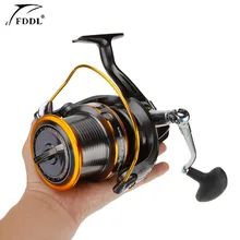 FDDL спиннинговая Рыболовная катушка 13 шариковых подшипников металлическая катушка GT 4,11: 1 левая/правая ручка Рыболовная катушка для Pesca LJ 30000-9000