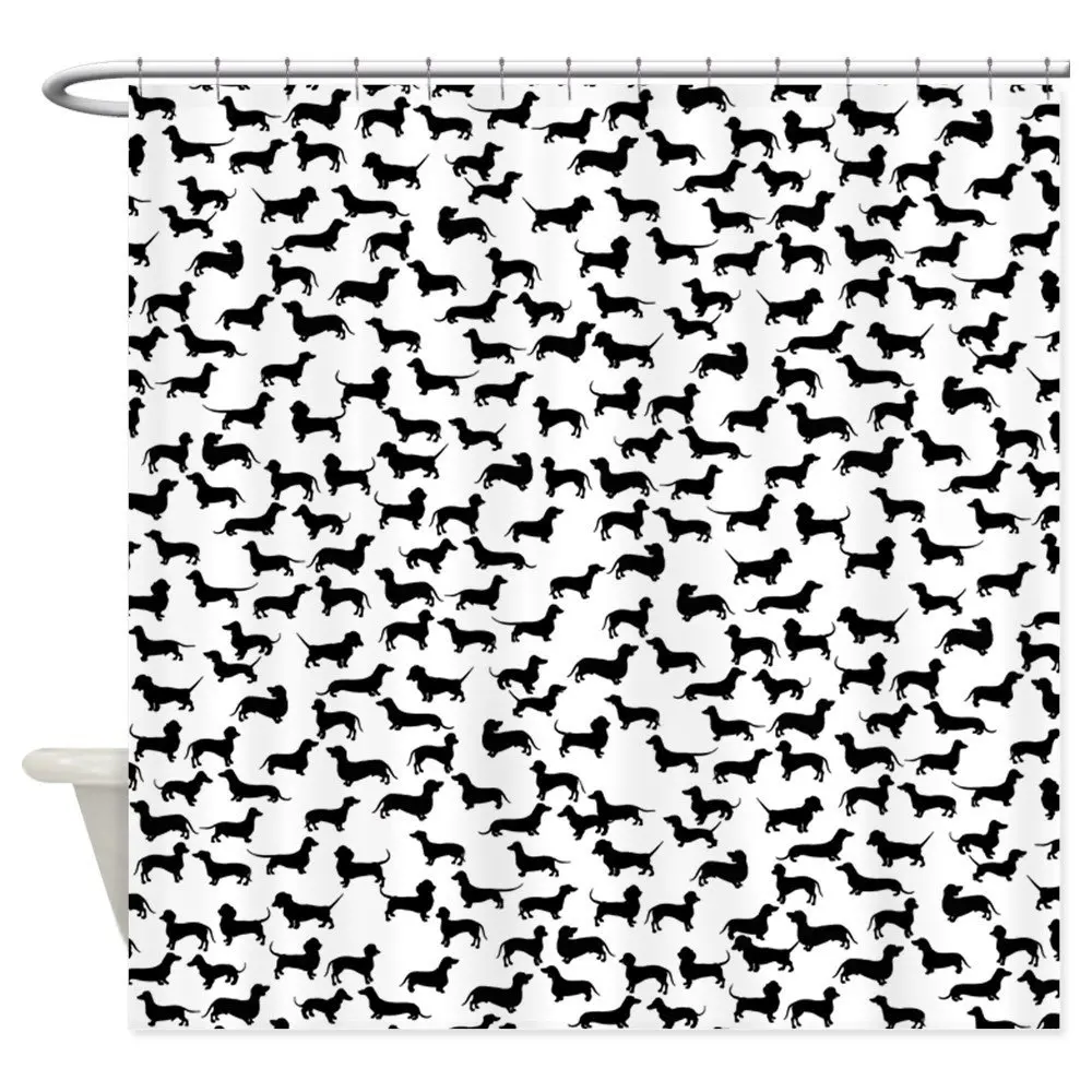 Dachshunds-декоративная тканевая занавеска для душа (69 &quotx 70&quot) | Дом и сад