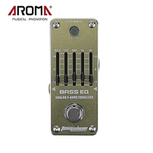 AROMA AEB-3 Bass Analog 5-Band EQ Equalizer Electric Guitarra Guitar Effect Pedal With True Bypass