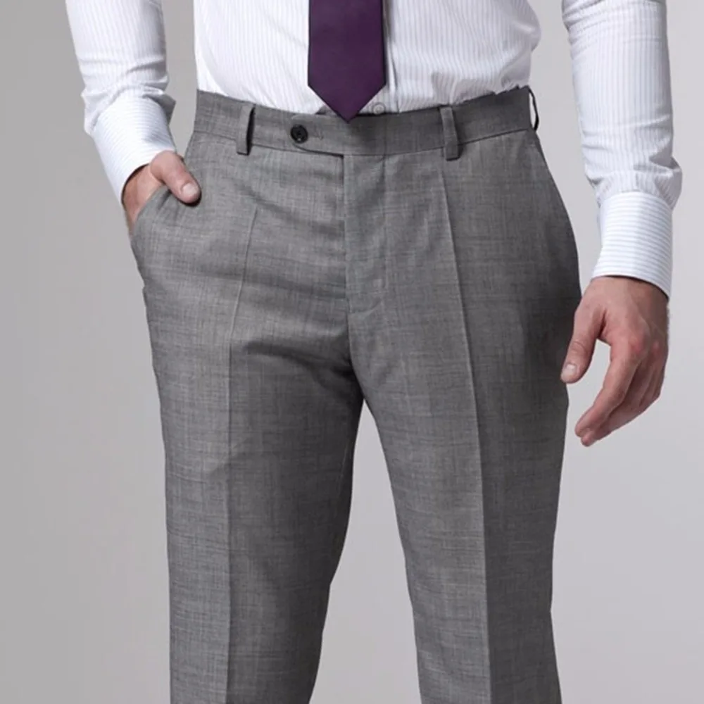 Gray Sharkskin Man Suits Custom Made Grey Two-Toned Woven Wedding Suits For Men Bespoke Vintage Gray Tuxedo Gray Wedding Tuxedo