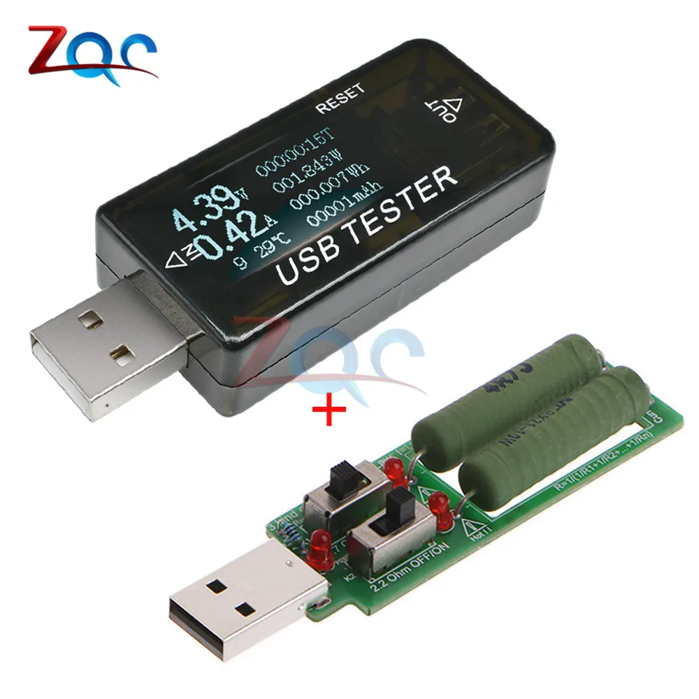 8 в 1 QC2.0 QC3.0 DC 4-30 в Электрический банк питания USB Емкость тестер напряжения измеритель тока монитор цифровой вольтметр Амперметр