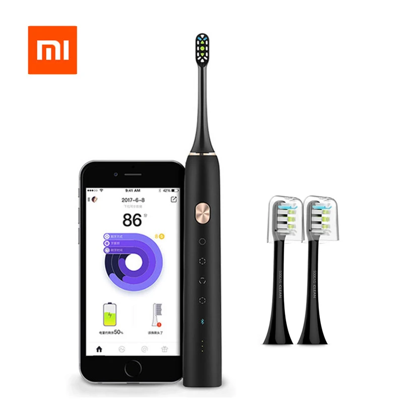 

Original Xiaomi Soocare X3 Soocas Smart Bluetooth Wireless Charge Waterproof Acoustic WaveTooth Sonic Toothbrush Mi Home App