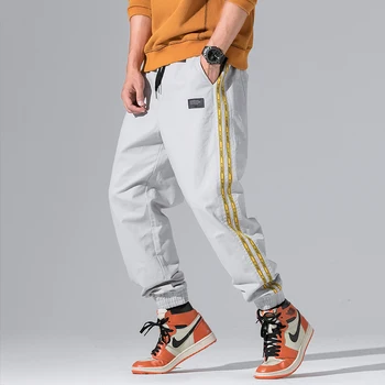 

2019 New Autumn Summer men's Pants Track Pants Men Fashion Brand Mens Cargo Pants Streetwear Mens Joggers Pants M-3XL