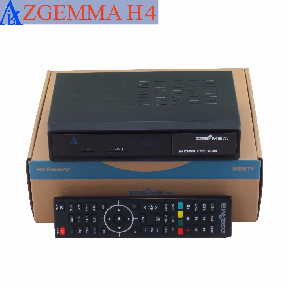 10 pcs/lot zgemma H4 picture in picture cable tv box 3 * dvb c triple