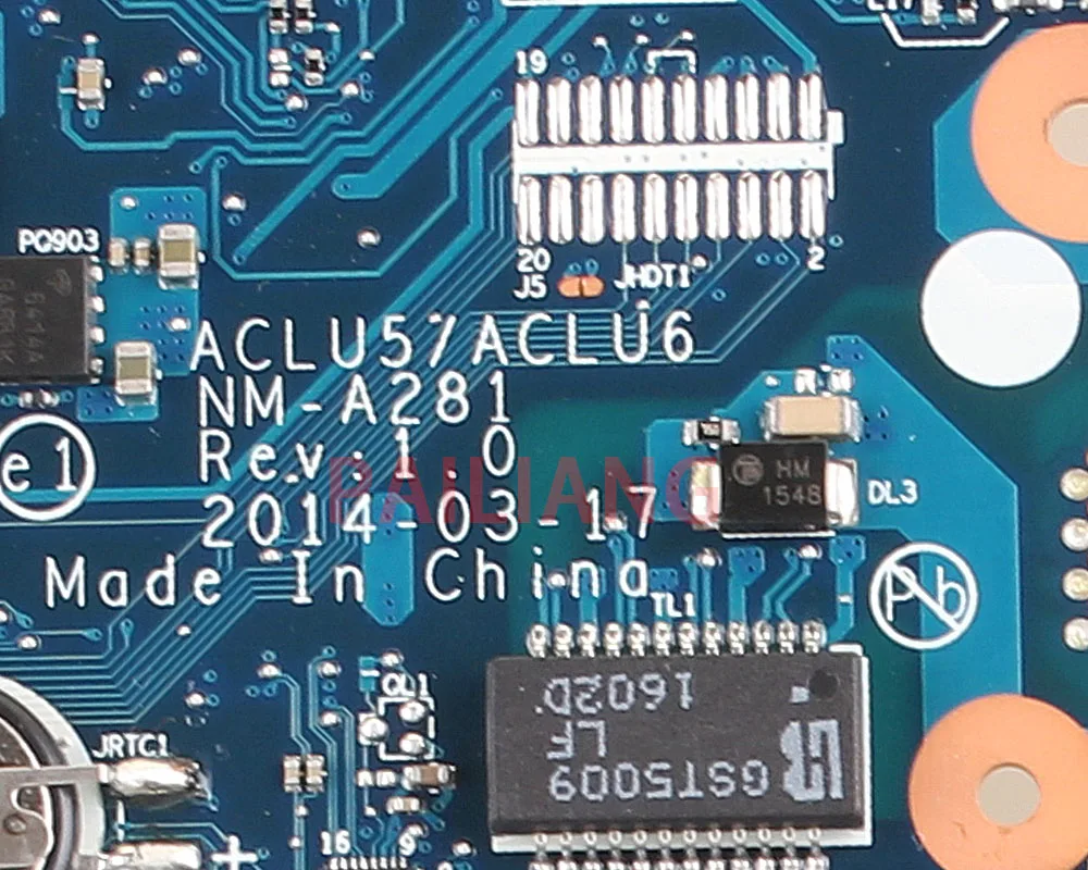 PAILIANG материнская плата для ноутбука lenovo G50-45 PC материнская плата AMD EM6010 MB ACLU5 ACLU6 NM-A281 15 дюймов full tesed DDR3
